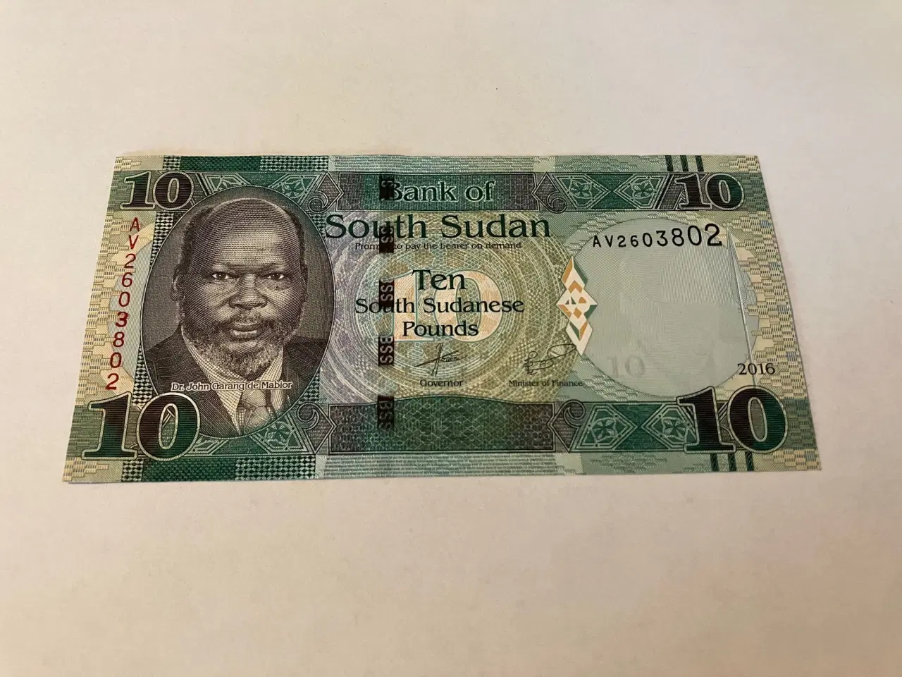 Billede 1 - 10 South Sudanese Pounds 2016