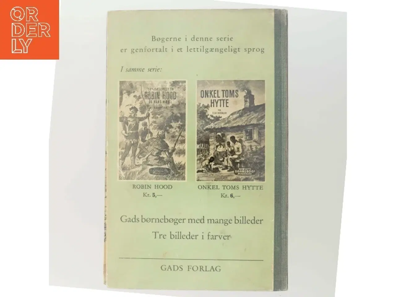 Billede 3 - Robinson Kruso børnebog fra Gads Forlag