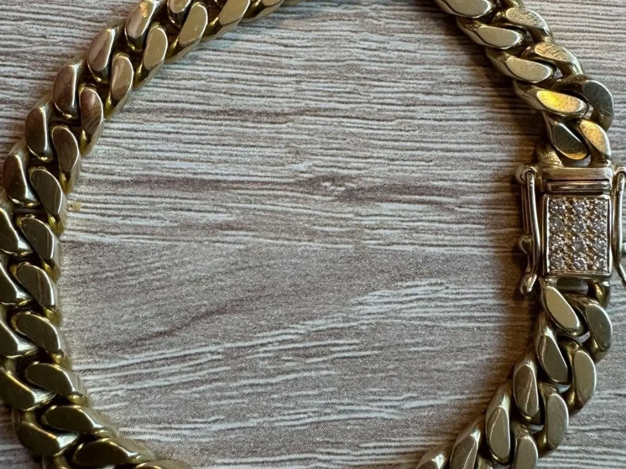 Billede 1 - 14 karat massiv guld armbånd