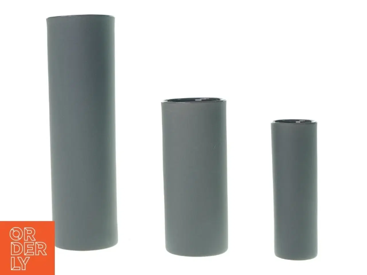 Billede 1 - 3x vaser fra Hübsch (str. 22,14 og 12cm)