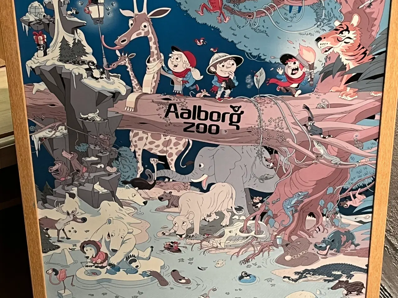 Billede 3 - 3 billeder/ plakater i ramme