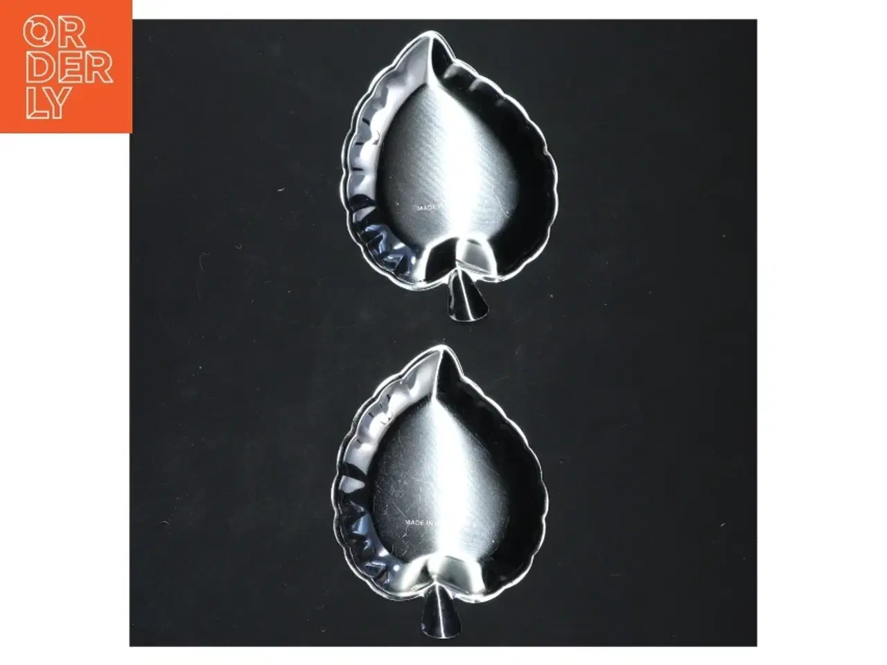 Billede 1 - Formet plade i bladform (str. 12x9 cm)