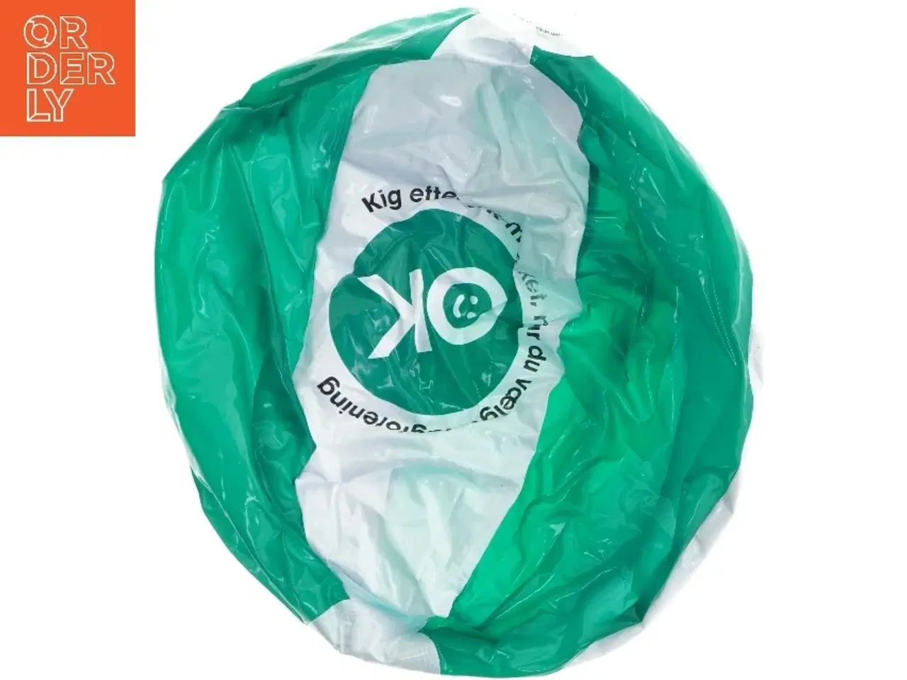 Billede 1 - Oppustelig badebold fra Ok-mærket (str. Ø 33 cm)