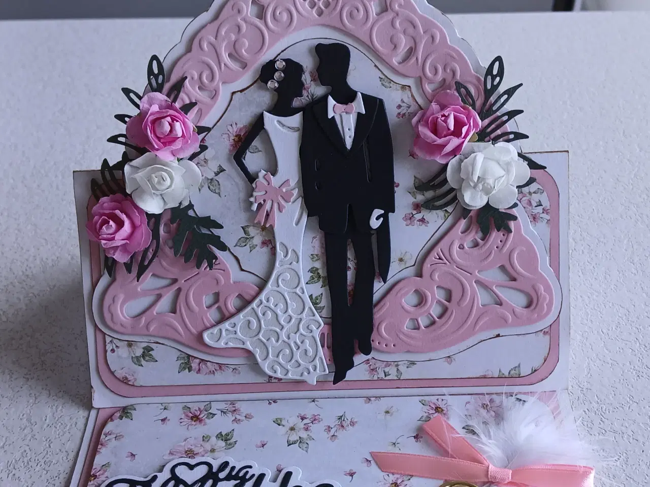 Billede 2 - Bryllupskort sælges.