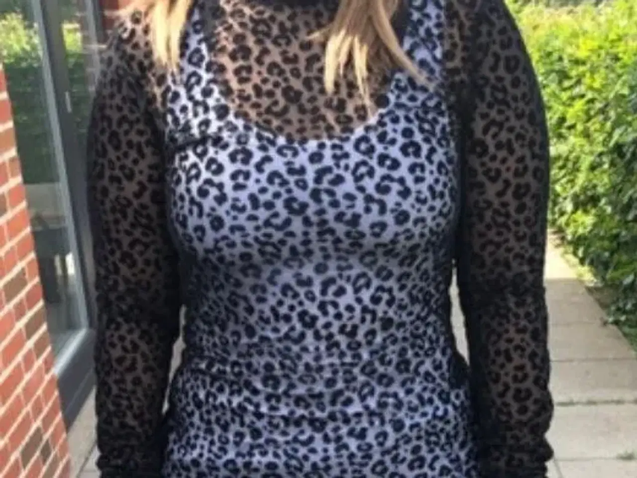 Billede 1 - Gennemsigtig leopard trøje, Pieces