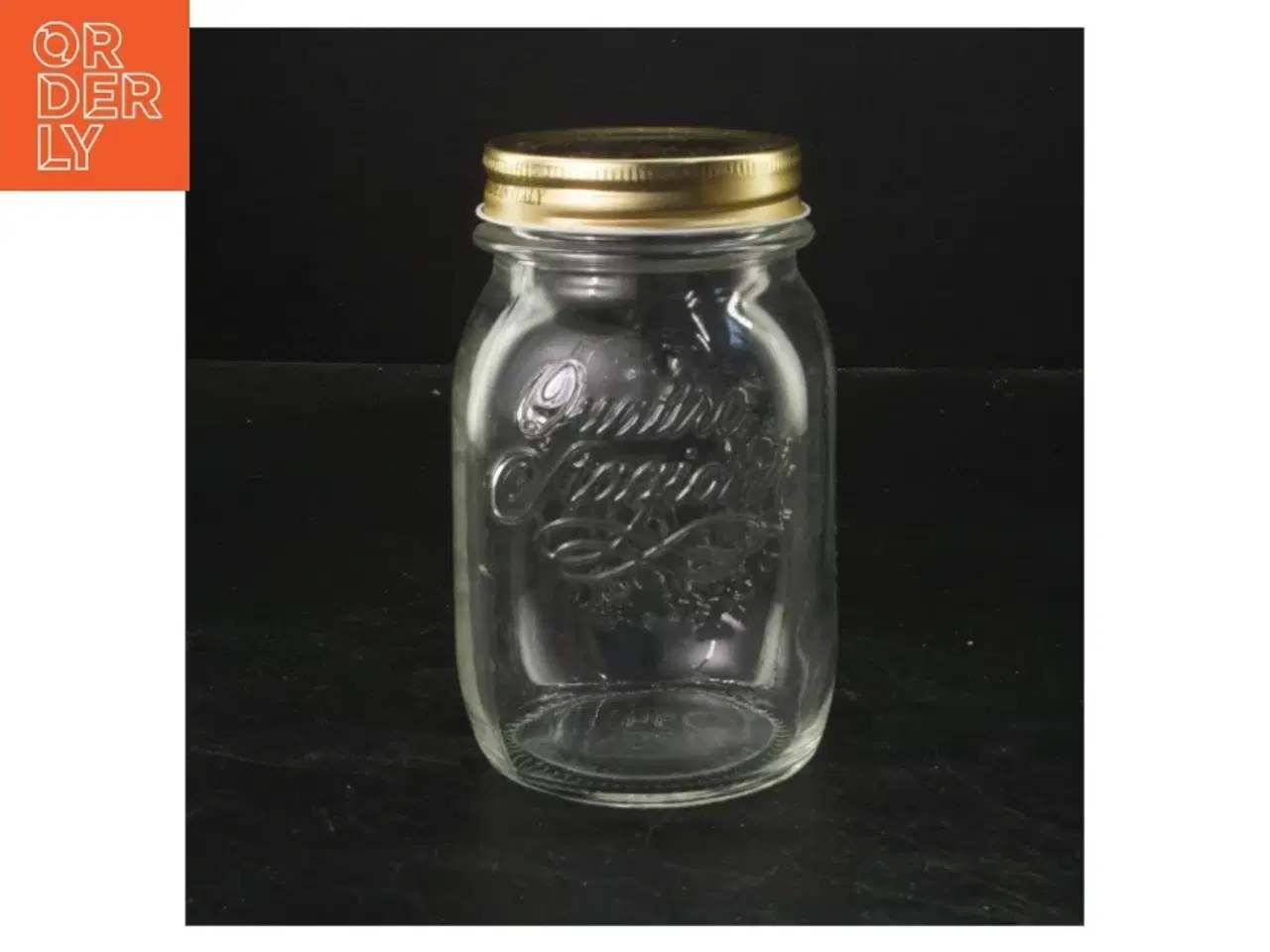 Billede 1 - Syltetøjsglas med skruelåg (str. 14 cm)