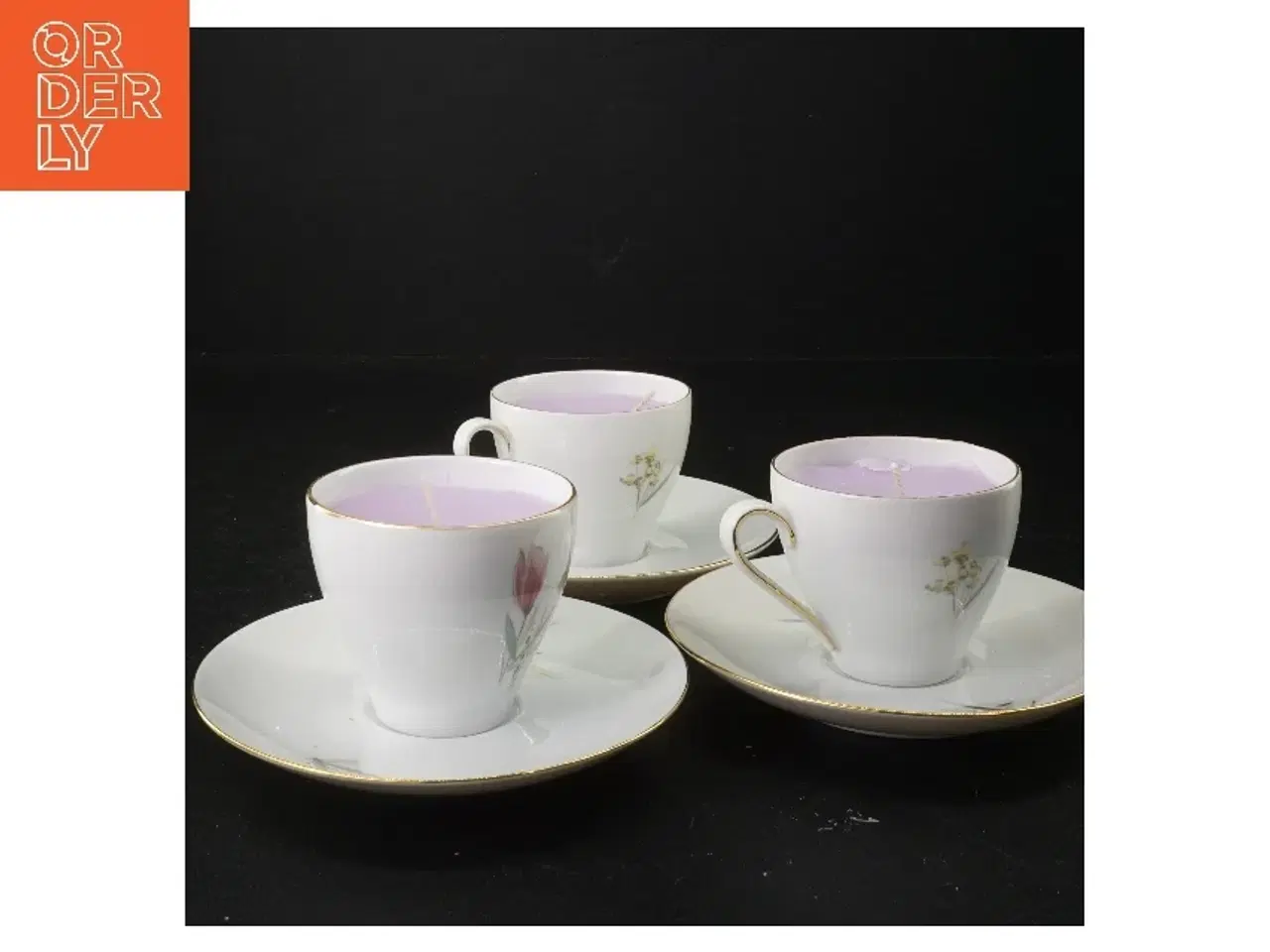 Billede 1 - Duftlys i dekorative thekopper