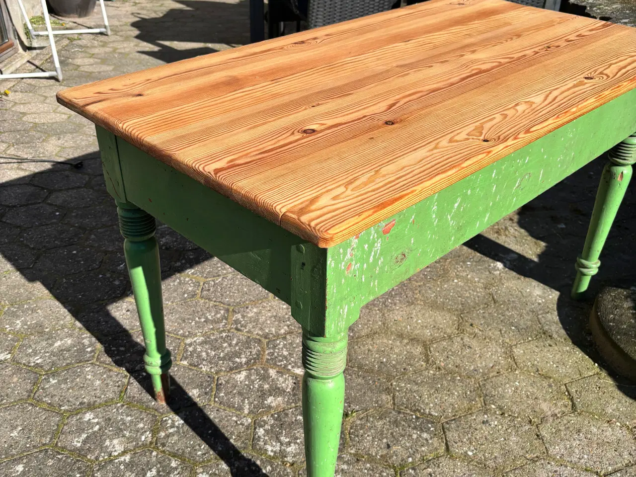 Billede 2 - Gammelt antikt spisebord