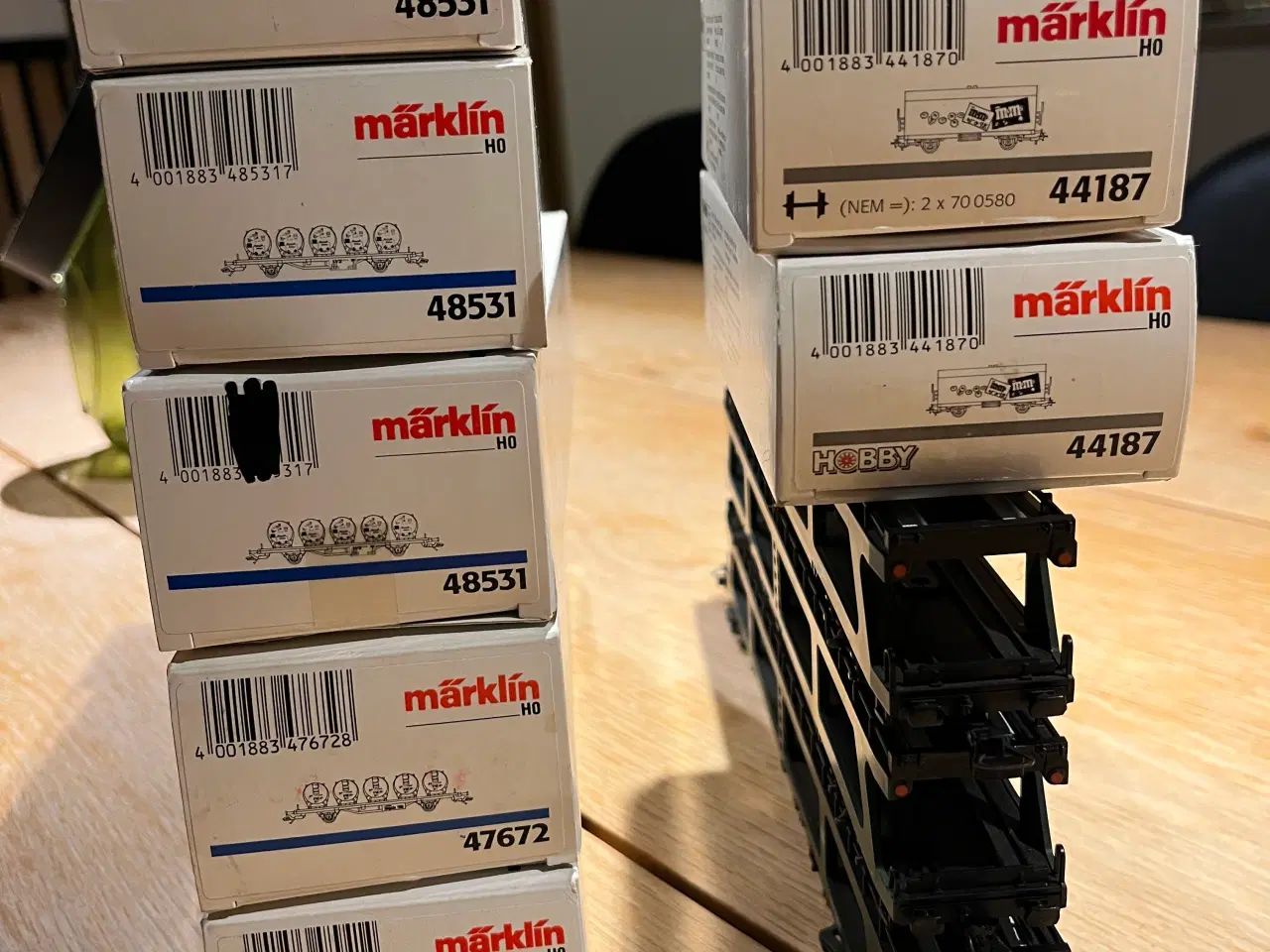 Billede 7 - SOLGT Märklin samling af vogne og diesellok