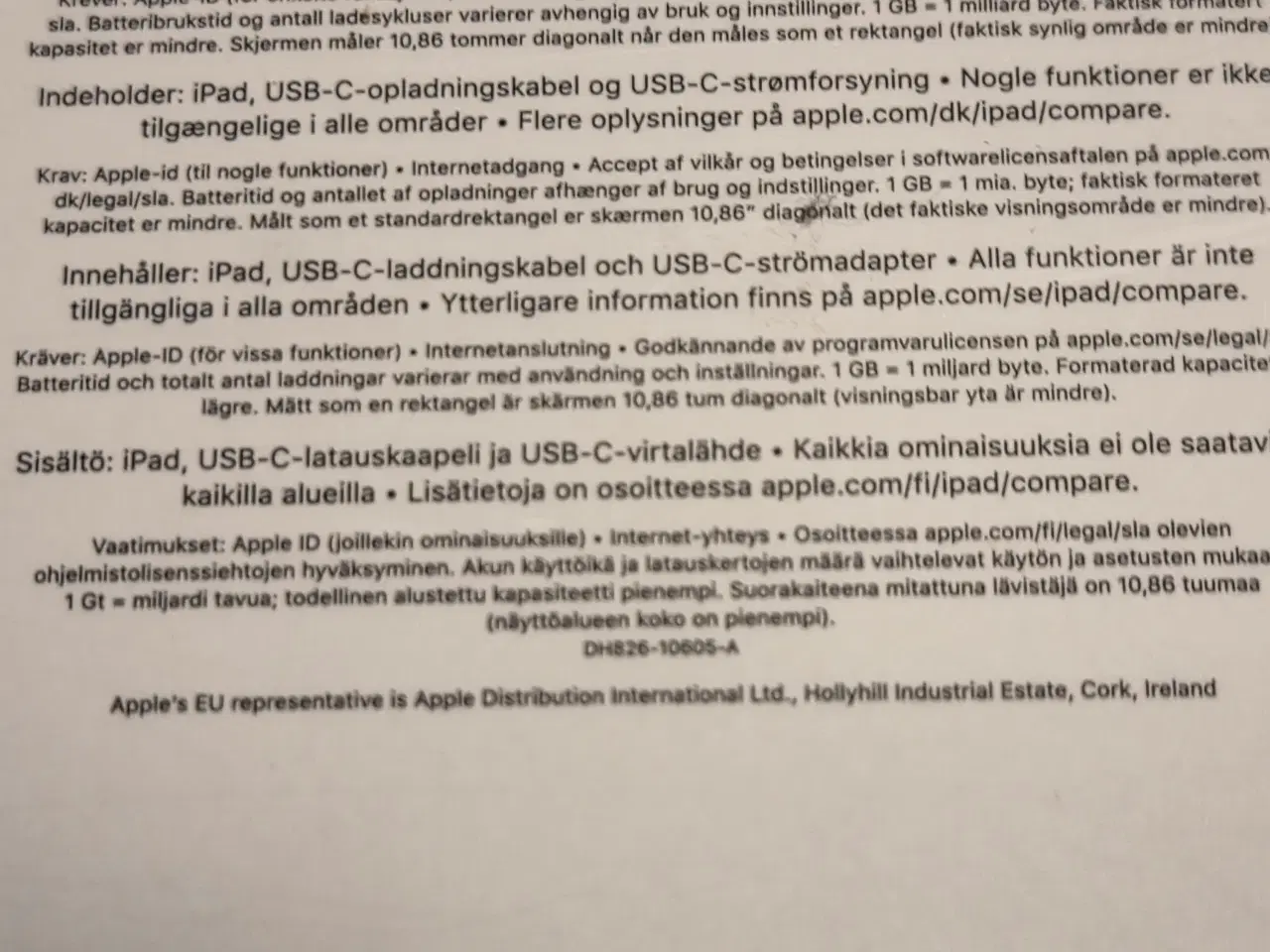 Billede 1 - Helt ny IPad