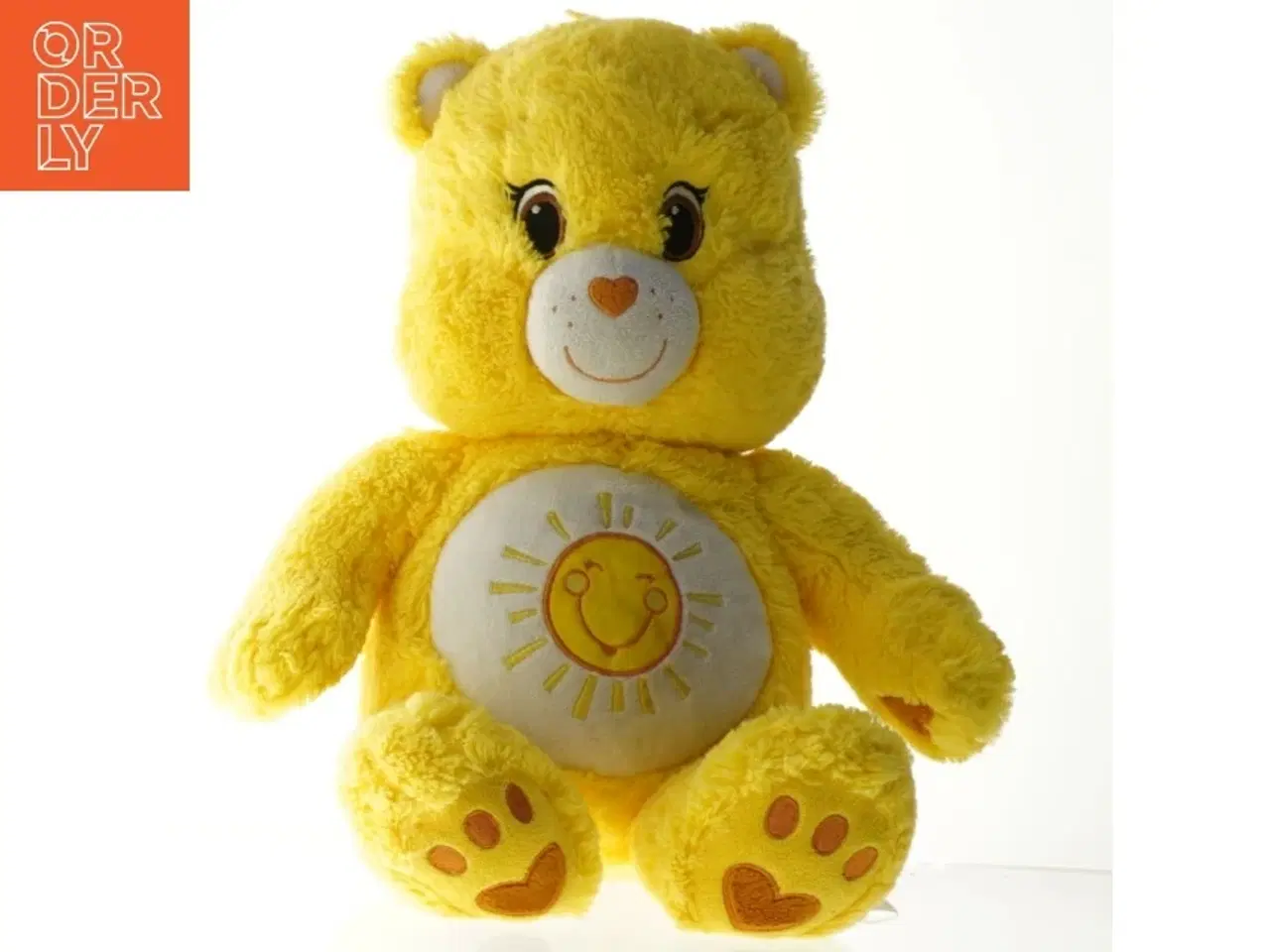 Billede 1 - Carebears Gul plysbamse (str. 47 x 24 cm)