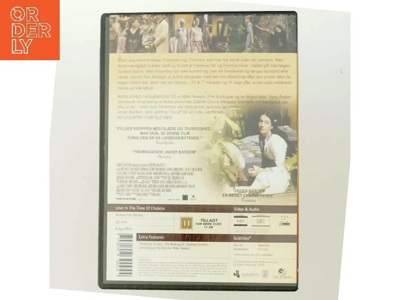 Billede 3 - Kærlighed I Koleraens Tid med Javier Bardem (DVD)