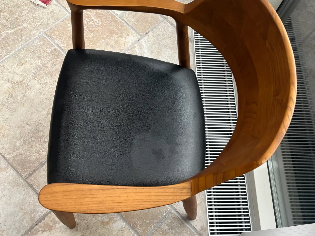 Billede 2 - Flot teaktræ stol - Giv et bud.