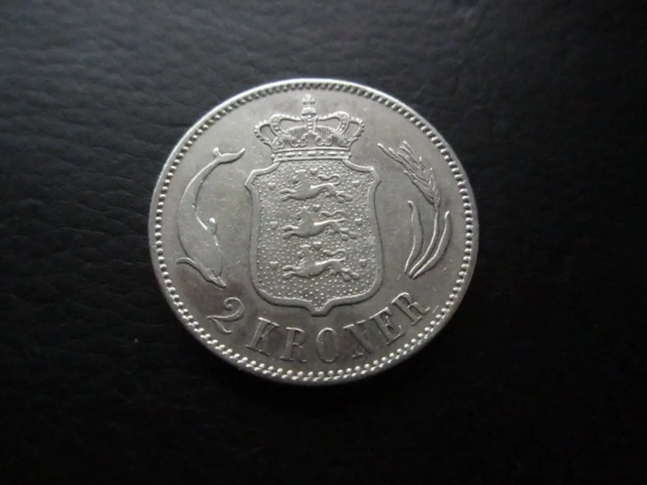 Billede 2 - 2 kroner 1875 sølv detaljeret eksemplar