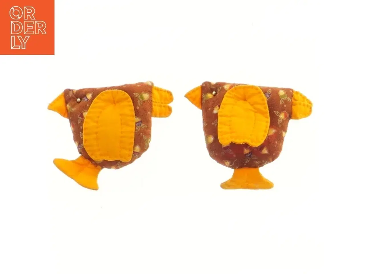 Billede 1 - Stof fugle dekoration (str. 12x8 cm)