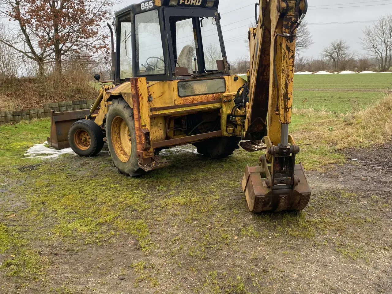 Billede 1 - Ford 655 Rendegraver