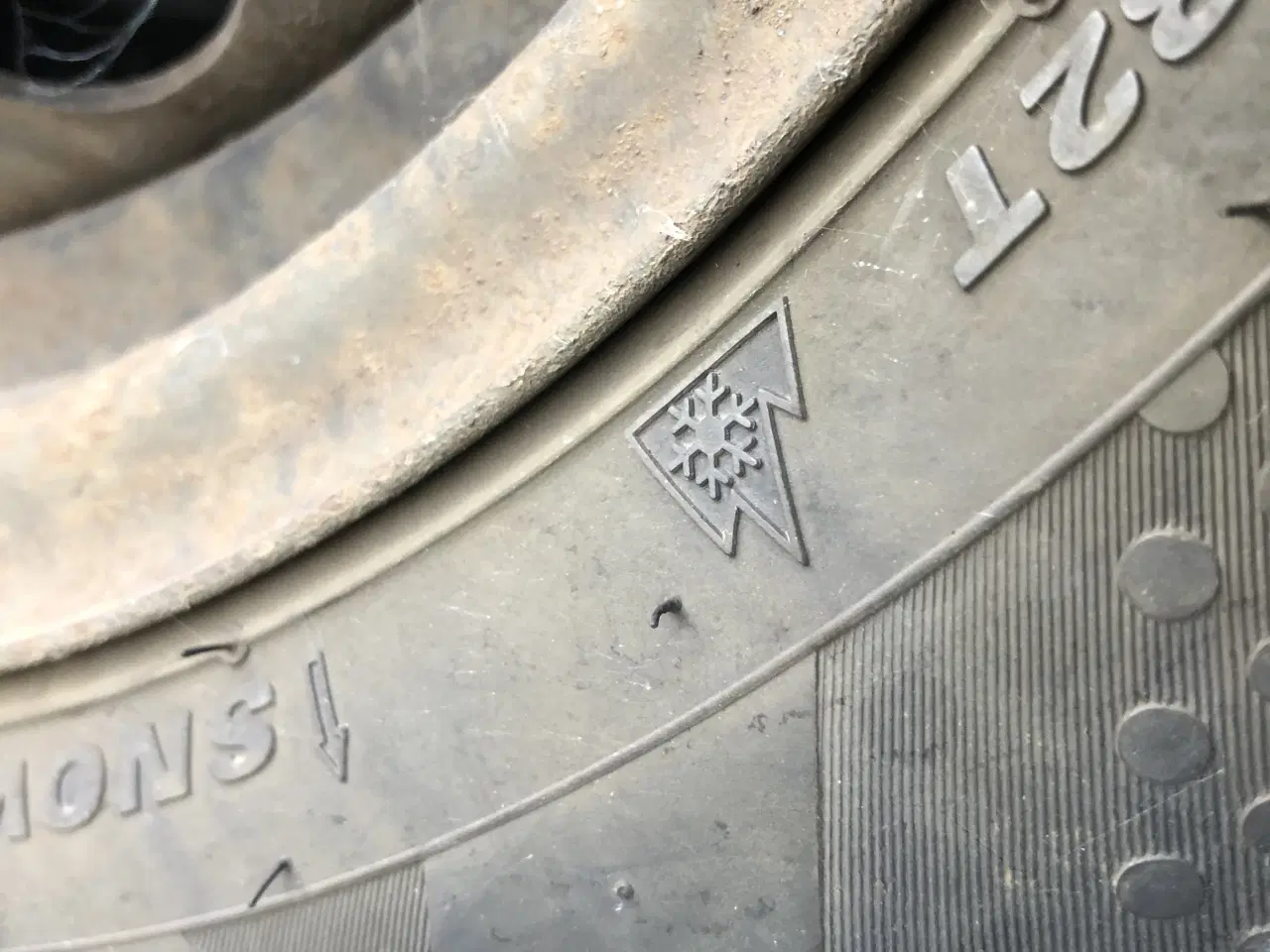 Billede 4 - Vinterhjul, stålfælge med vinterdæk