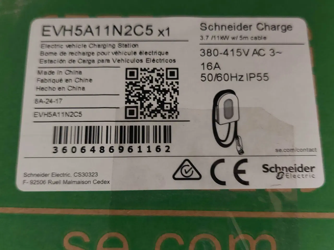 Billede 2 - Ladeboks, Charge 3 P + N ,Schneider 15 V. Ubrugt T