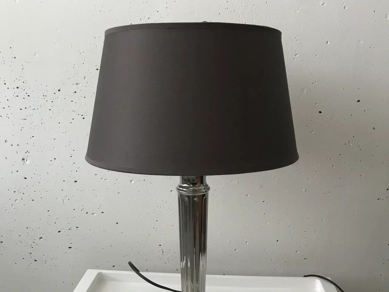 Billede 1 - Bordlampe i rustfri stål H 31 cm 