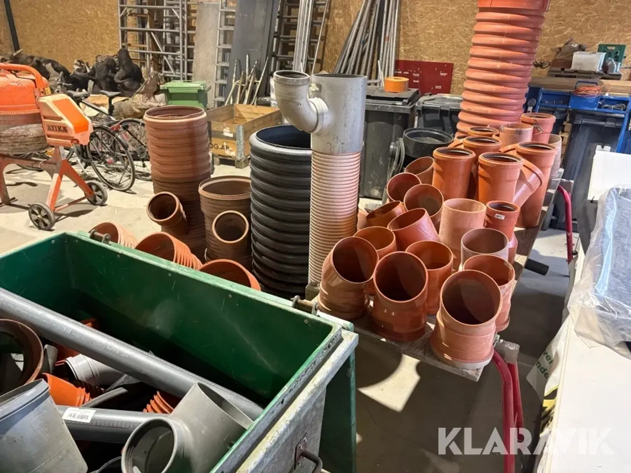 Billede 3 - parti kloak- og afløbsfittings – Uponor, Ostendorf m.fl.