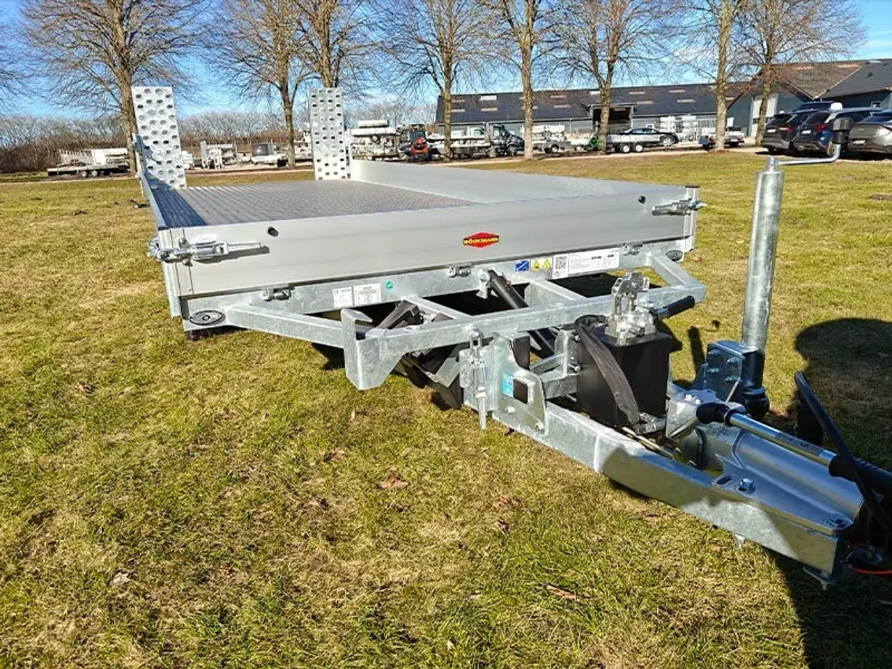 Billede 5 - Böckmann Maskintrailer - tip - Alu bund - LED baglygter