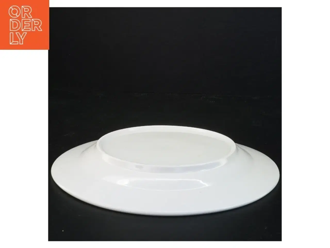 Billede 2 - Hvide porcelænstallerkener (str. Diameter 26 cm)