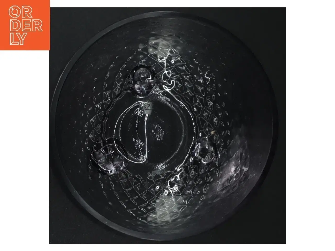 Billede 3 - Glasskål med bobleeffekt (str. Ø. 18,5 cm)