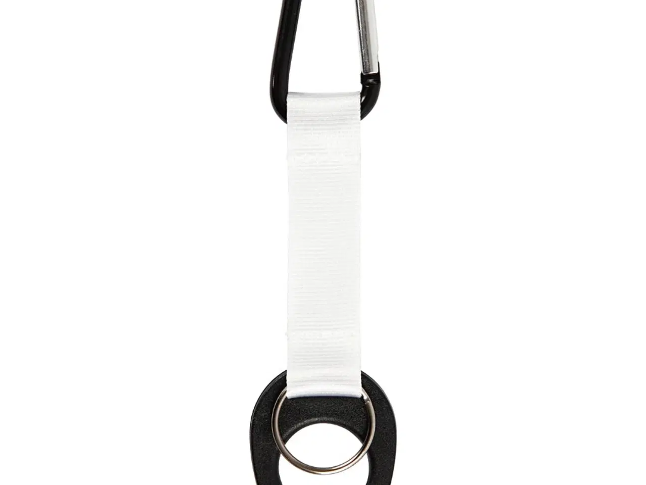 Billede 1 - Praktisk hvid flaskeholder med karabinlås