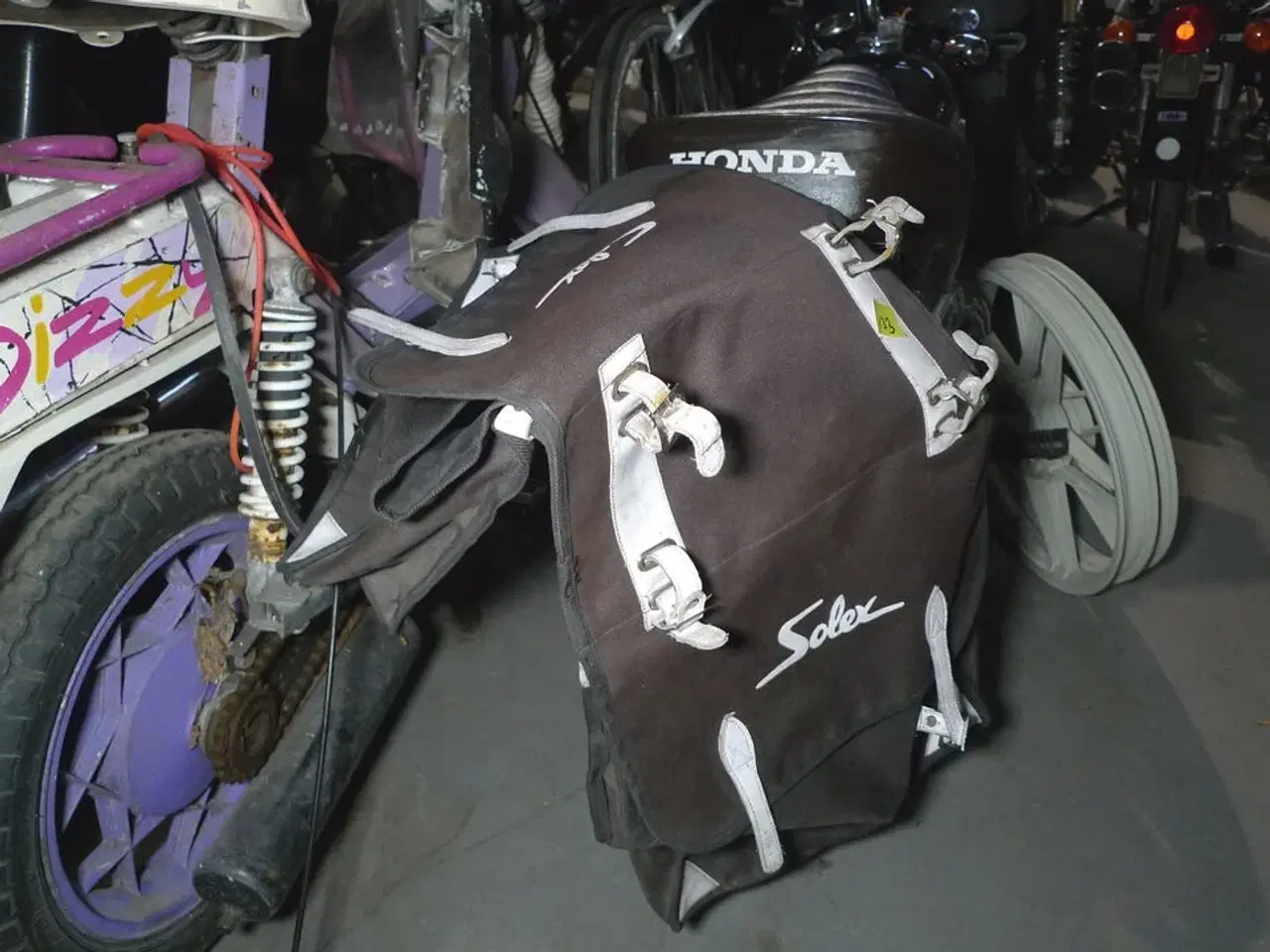 Billede 1 - 1 sæt sadeltasker t/Velo Solex