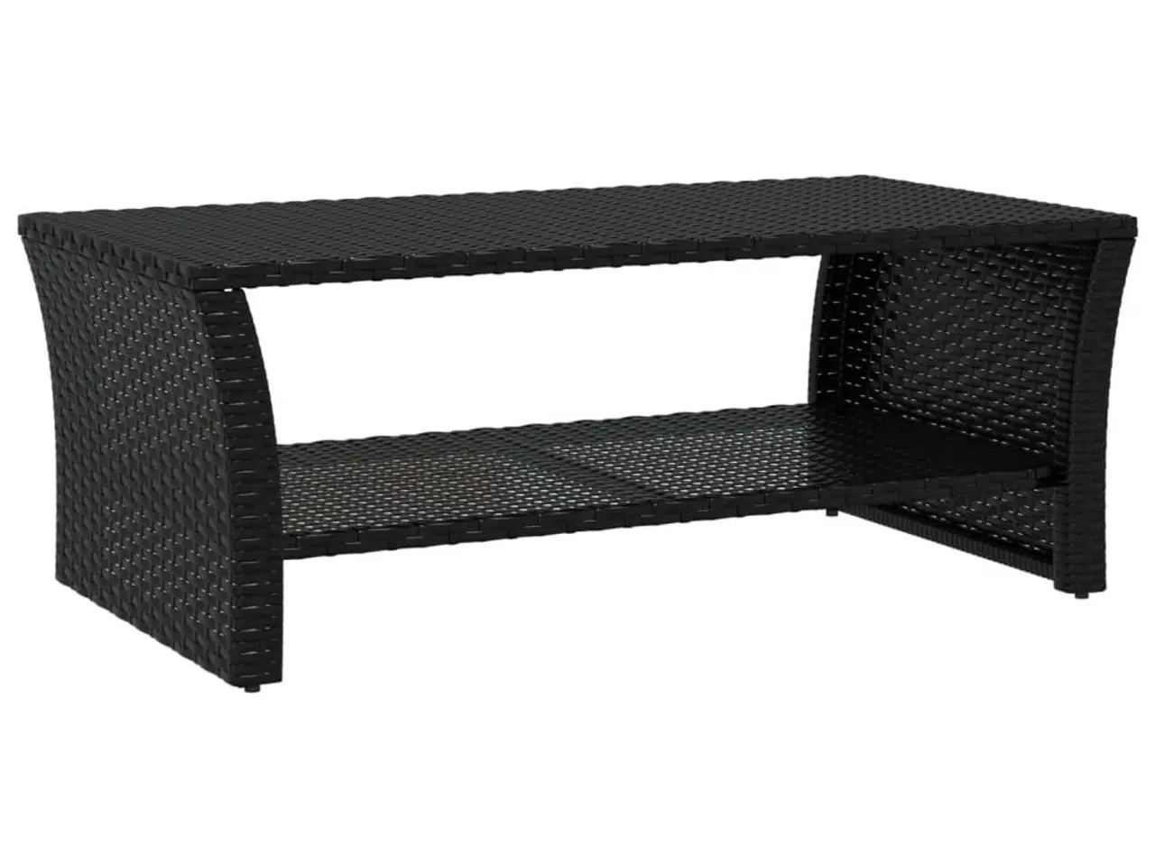 Billede 2 - Sofabord 100x50x40 cm polyrattan sort