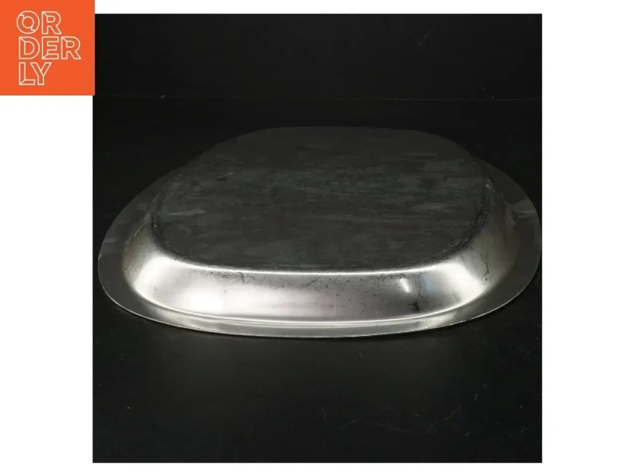 Billede 3 - Rustfrit stål serveringsbakke (str. 37 x 26 cm)