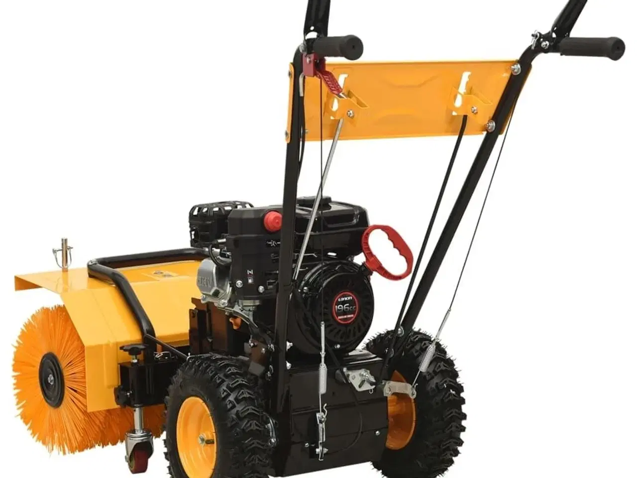 Billede 6 - Benzindrevet 2-i-1 sneslynge og fejemaskine 6,5 hk