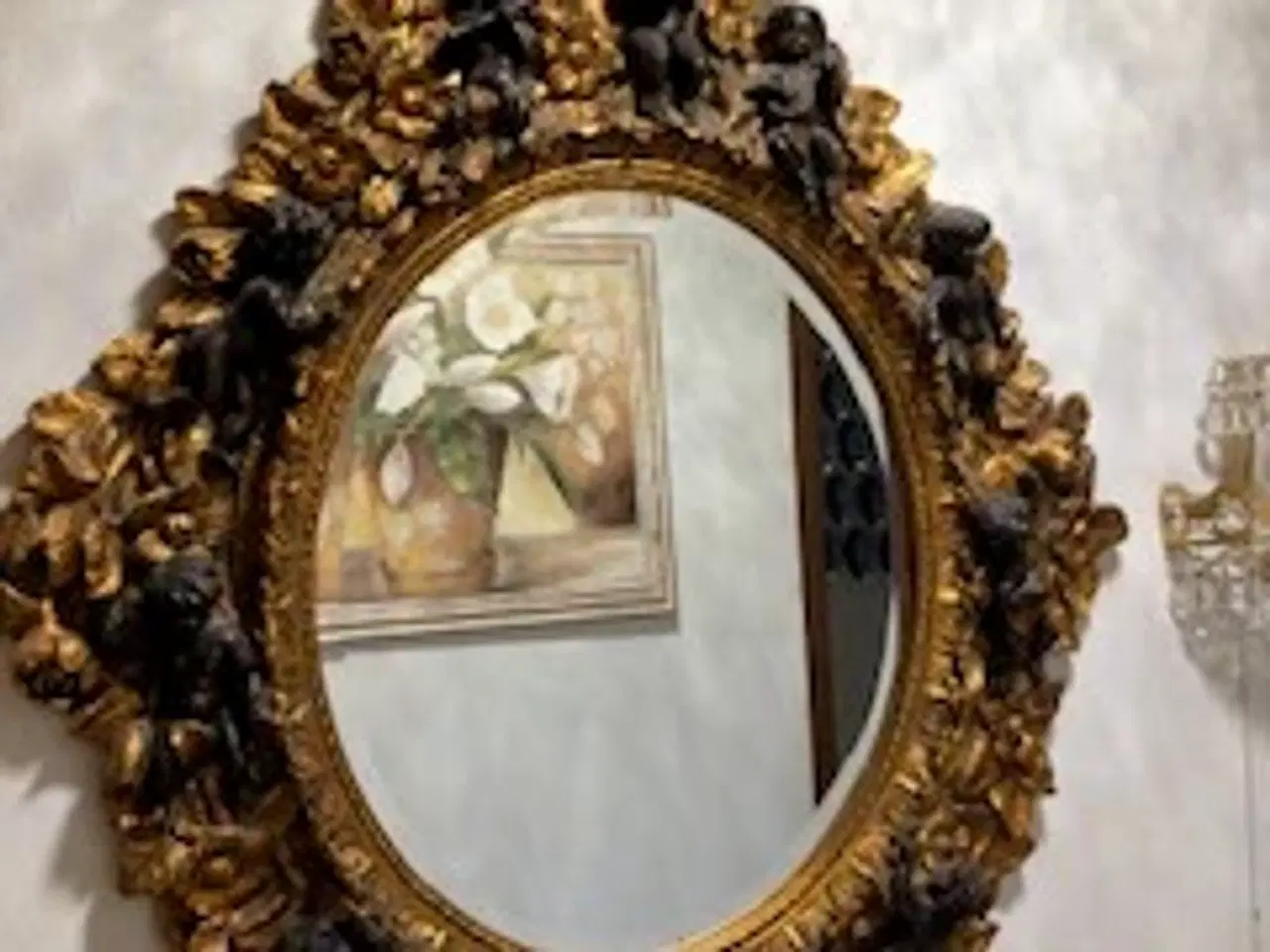 Billede 1 - Rokoko Spejl sæt 