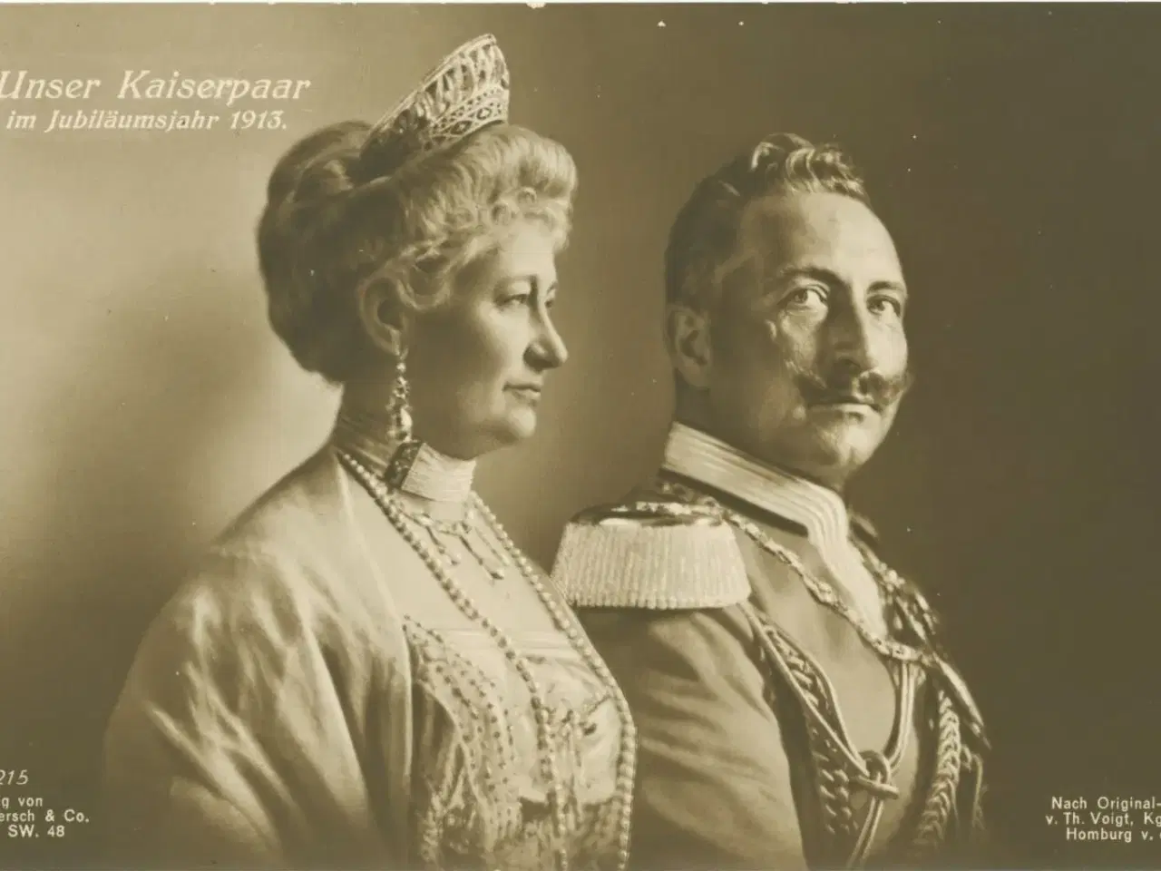 Billede 1 - Det tyske kejserpar. 1913