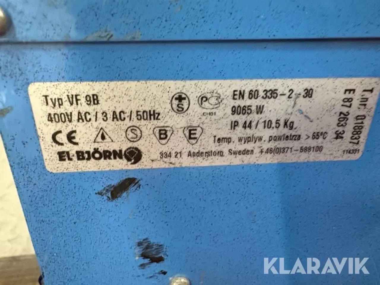 Billede 8 - Varmeblæsere Joel, el Björn og viking 6 styk