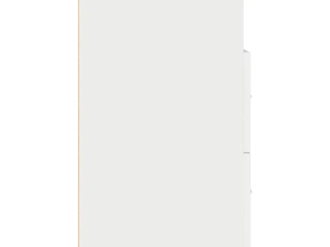 Billede 6 - Sengebord med 2 skuffer 36x36x68 cm hvid