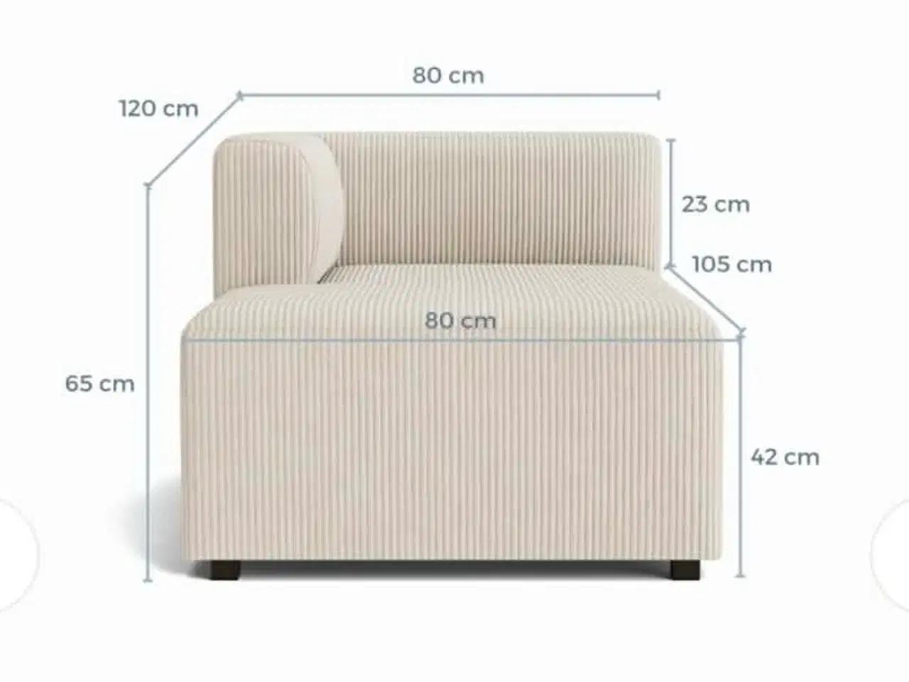 Billede 4 - Chaiselong modul venstrevendt