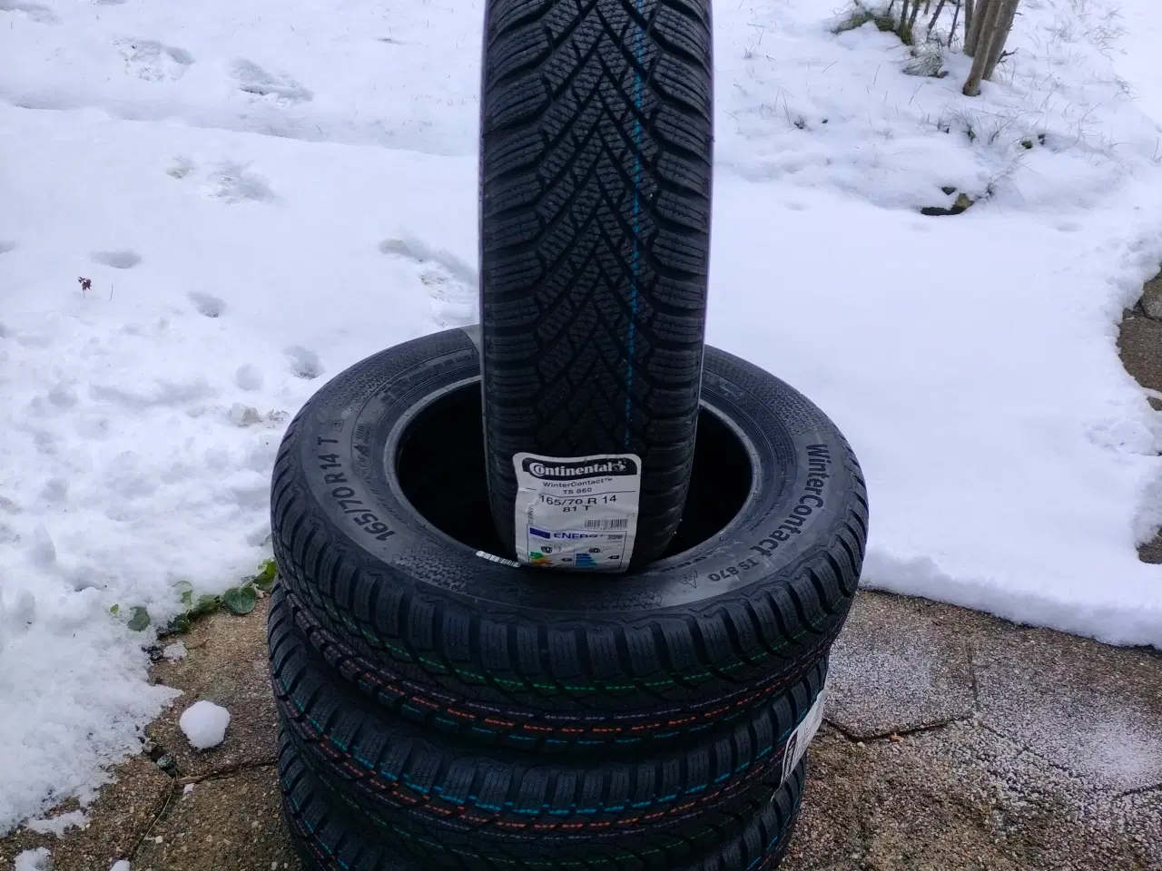 Billede 1 - Vinterdæk Continental 165/70 R14