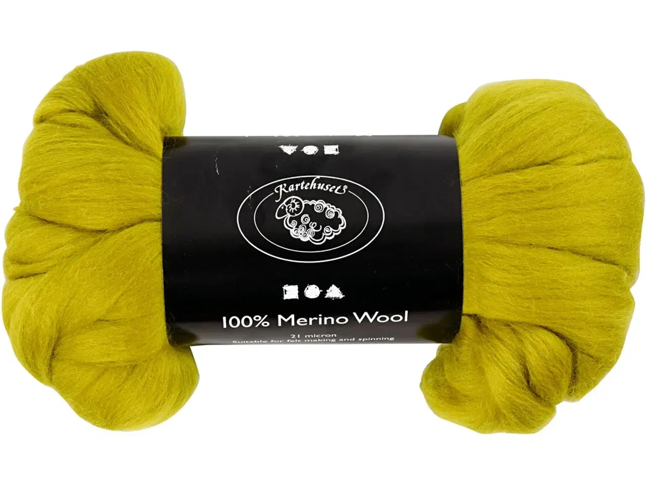 Billede 1 - 100g Merinould 21 my - Lemon, Luksus til Filting