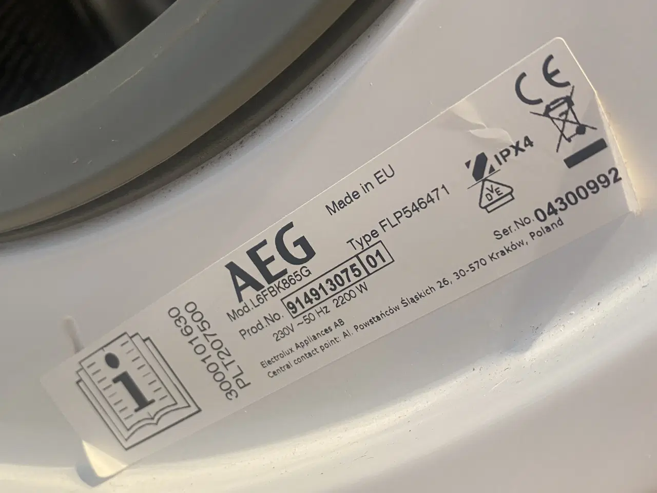 Billede 6 - AEG vaskemaskine-gratis 