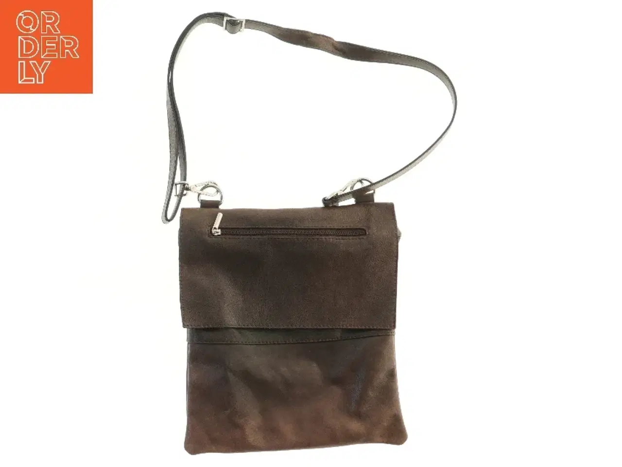 Billede 1 - Brun skuldertaske (str. 32x28 cm)