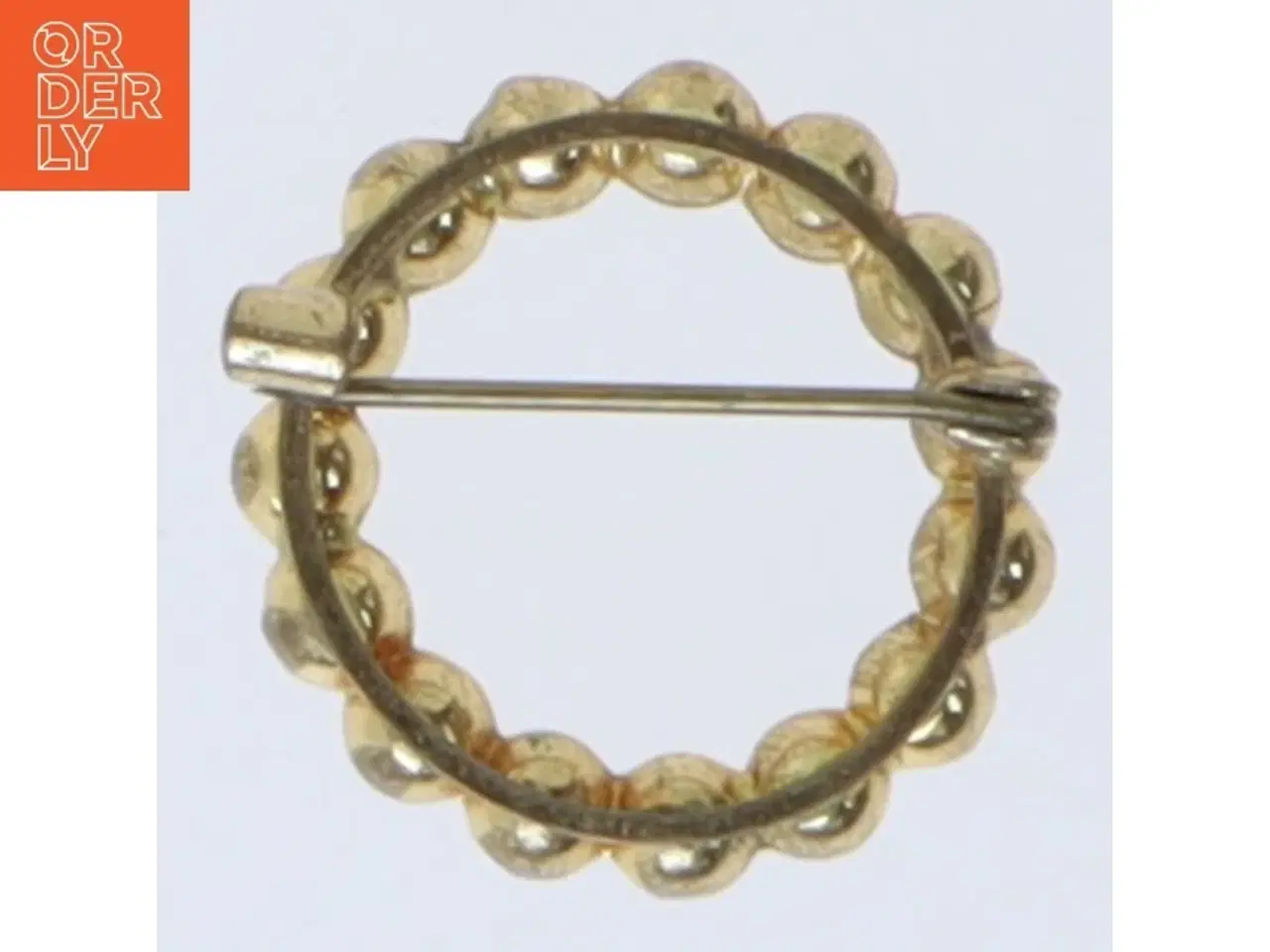 Billede 2 - Perle broche (str. 2,5 cm)