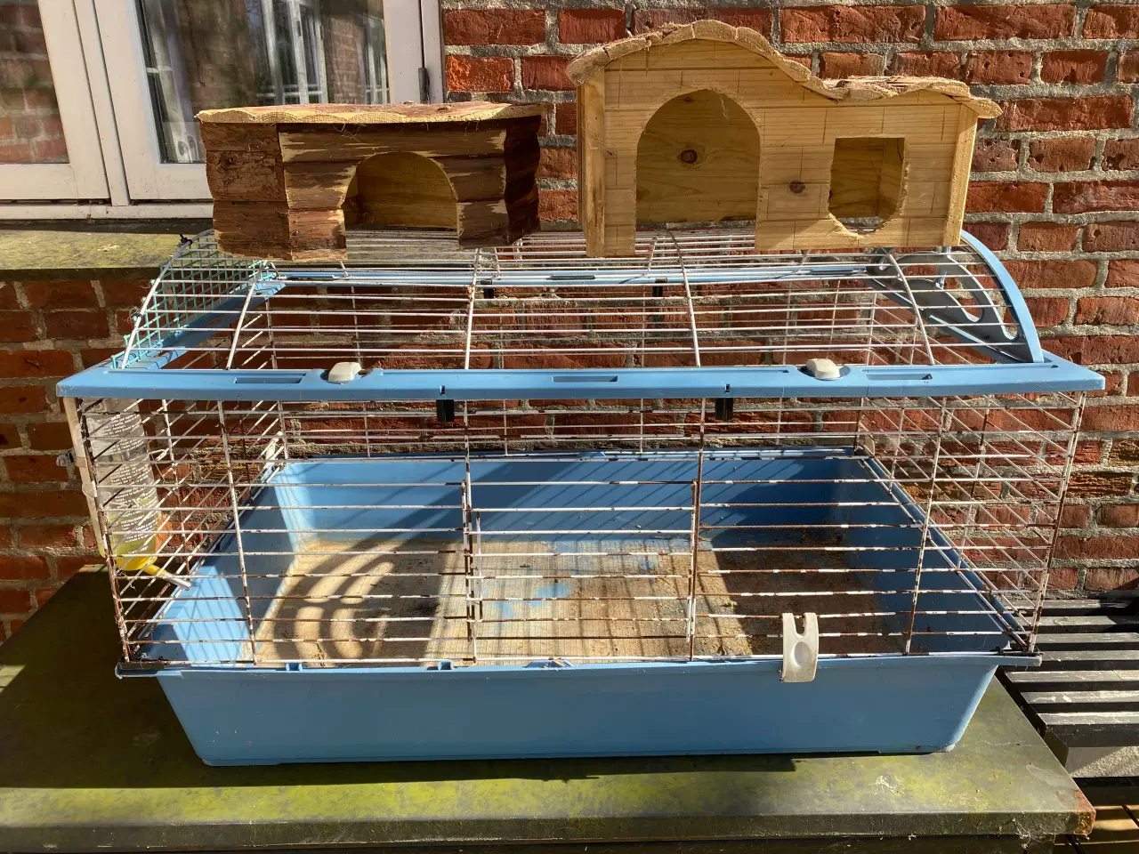 Billede 2 - 2 x bur til marsvin med tilbehør