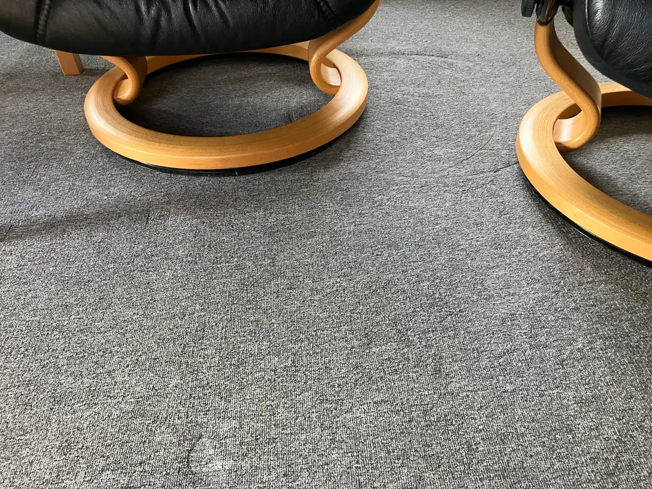 Billede 5 - Lænestole Stressless i sort skind