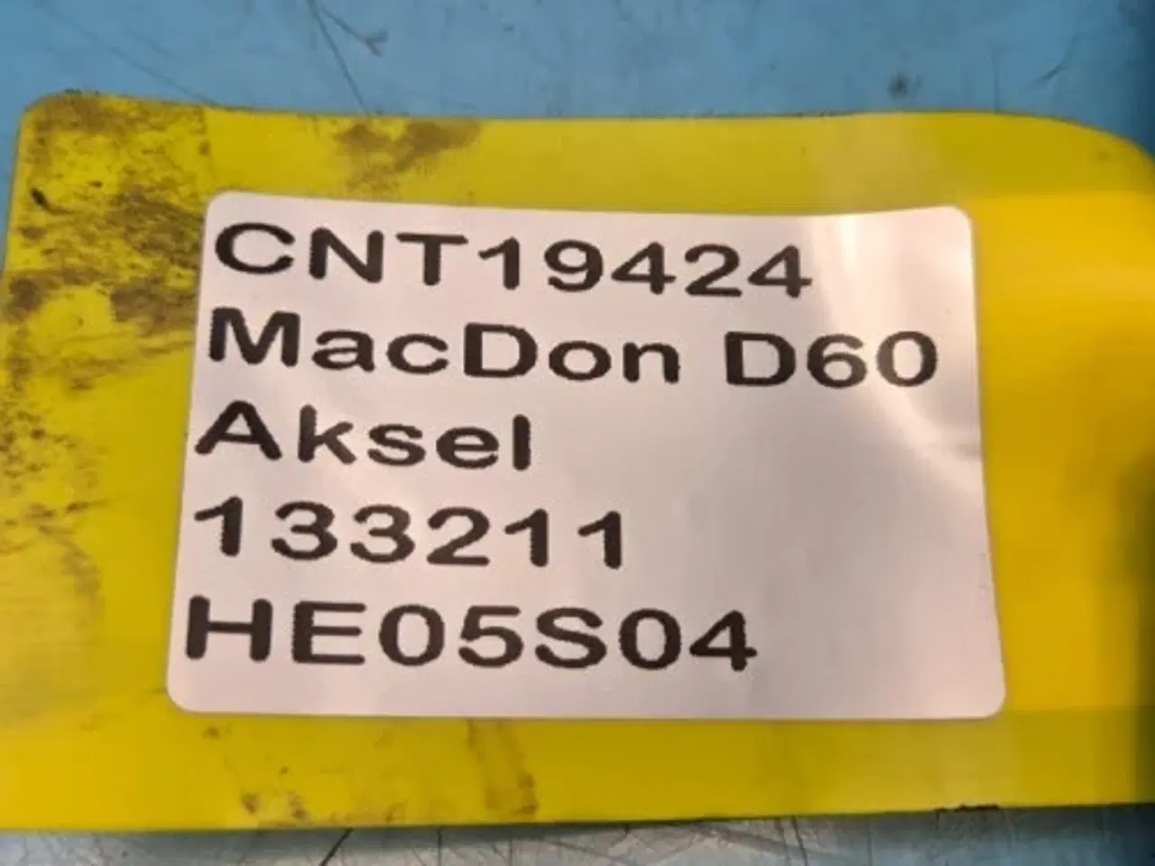 Billede 8 - MacDon D60 Aksel 133211