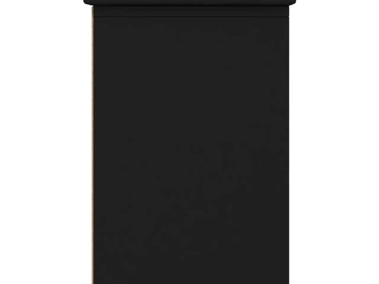 Billede 5 - Skobænk 102x32x50 cm konstrueret træ sort