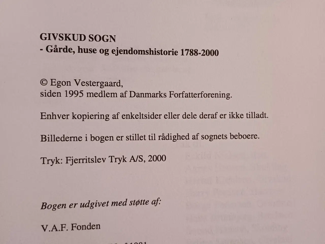 Billede 2 - GIVSKUD SOGN 