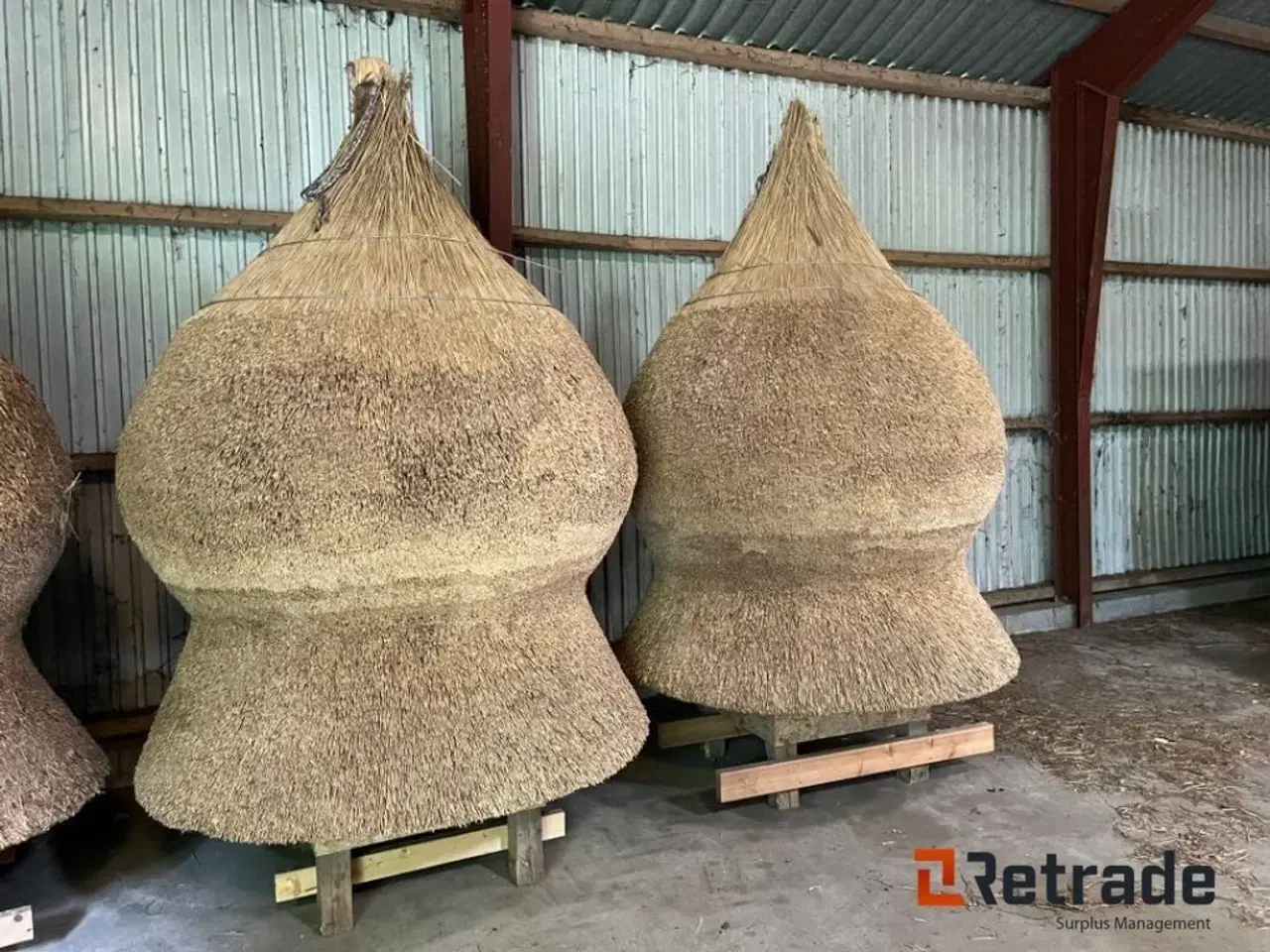 Billede 5 - - - - Stråtægte Tagkonstruktion