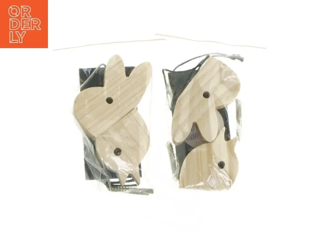 Billede 1 - Træknager med kaninmotiv fra Bloomingville (str. 7 cm og 6 cm)