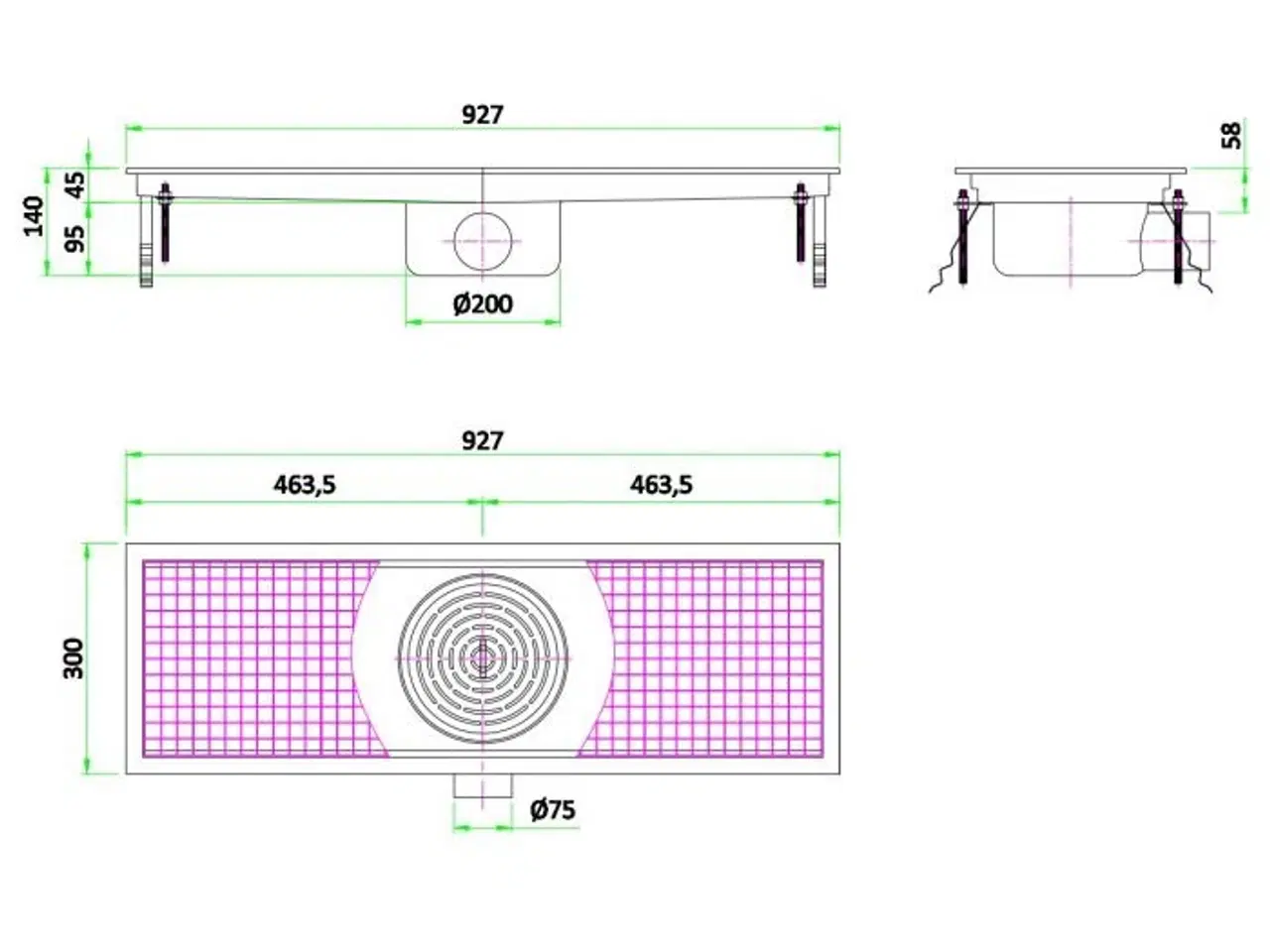 Billede 2 - Industri afløb – 74 mm